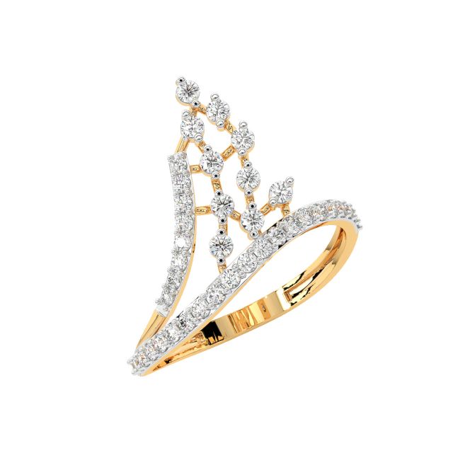 Glida Round Diamond Engagement Ring